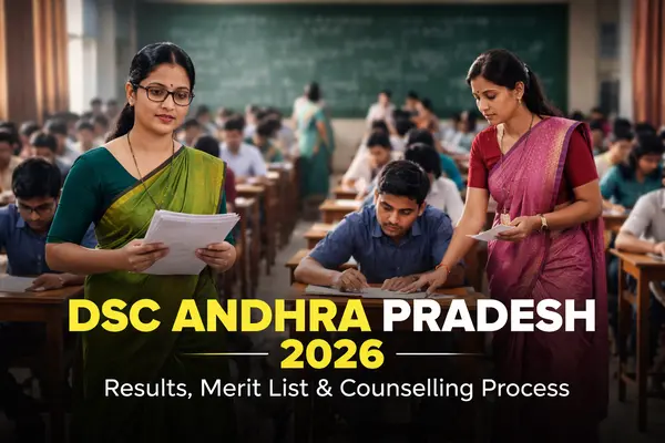 DSC Andhra Pradesh 2026: Result Date, Merit List PDF, Cut-Off Marks & Counselling Process DSC Andhra Pradesh 2026 Result Date, Merit List PDF, Cut-Off Marks & Counselling Process