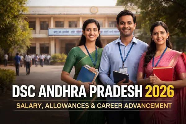 DSC Andhra Pradesh 2026: Teacher Salary Structure, Pay Scale, Allowances & Career Growth DSC Andhra Pradesh 2026 Teacher Salary Structure, Pay Scale, Allowances & Career Growth