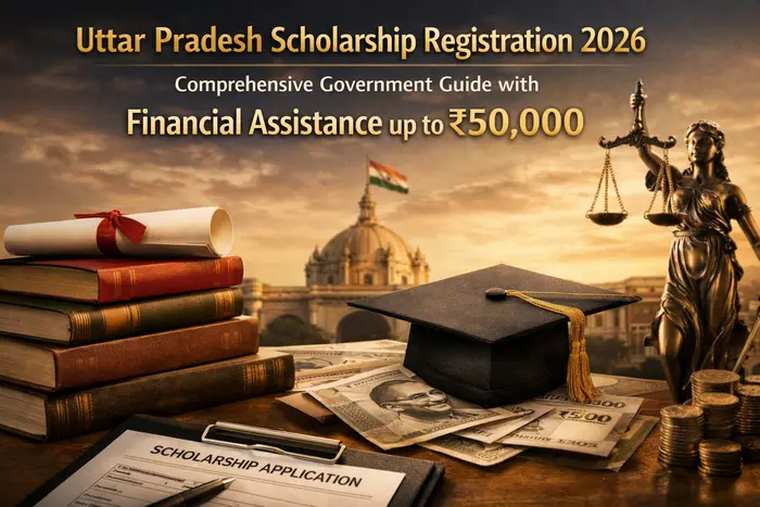 Uttar Pradesh Scholarship Registration 2026: Authoritative Government Framework Offering Scholarships up to ₹50,000 Uttar Pradesh Scholarship Registration 2026