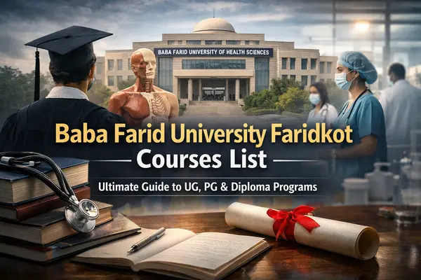 Baba Farid University Faridkot Courses List – Complete & Trusted Guide for UG, PG and Diploma Baba Farid University Faridkot Courses List – Complete & Trusted Guide for UG, PG and Diploma