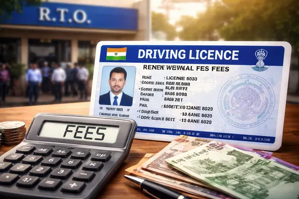 Driving Licence Renewal Fees in India 2026: State-Wise Charges, Late Fees & Validity Driving Licence Renewal Fees in India 2026 State-Wise Charges, Late Fees & Validity