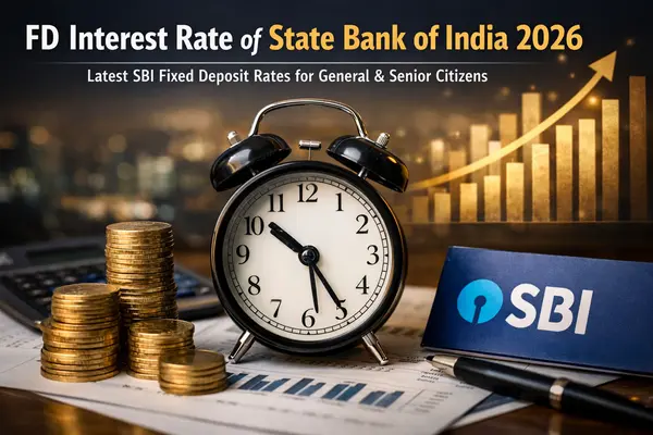 FD Interest Rate of State Bank of India 2026: Latest SBI Fixed Deposit Rates for General & Senior Citizens FD Interest Rate of State Bank of India 2026