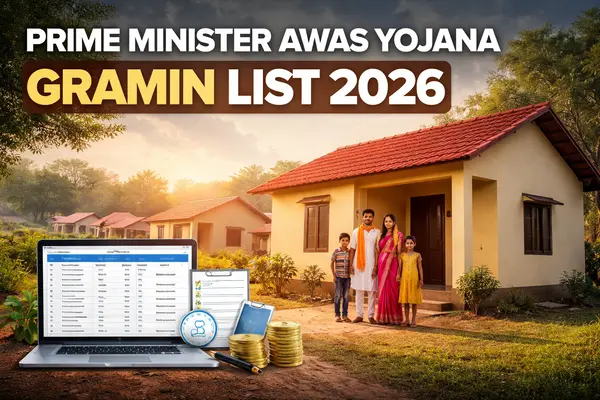 Prime Minister Awas Yojana Gramin List 2026 Released: Check PMAY-G Beneficiary Name, Village-Wise Status Prime Minister Awas Yojana Gramin List 2026 Released Check PMAY-G Beneficiary Name, Village-Wise Status