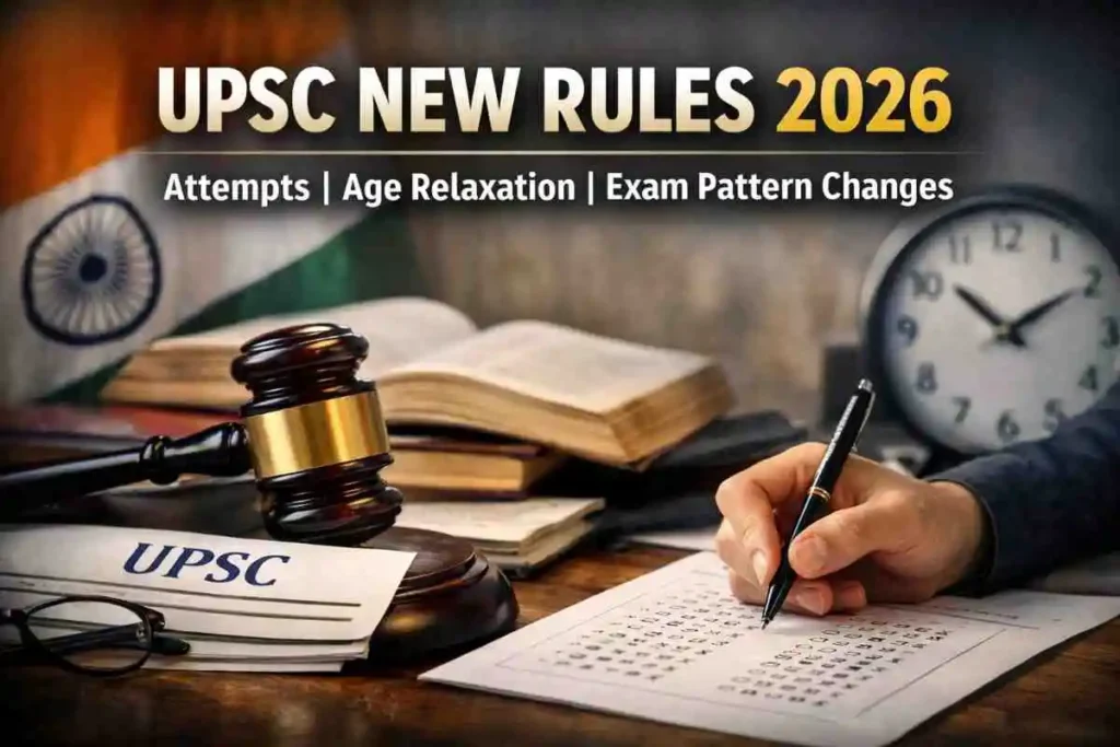 UPSC New Rules 2026: Surprising Changes in Attempts, Age Relaxation & Exam Pattern Revealed